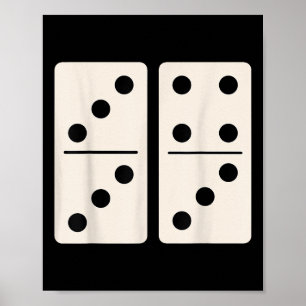 Domino Game 6 7 Funny 67 Alpha Slang Gen Z Brainro Poster