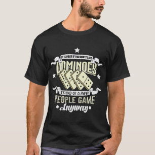Domino Gift Dominoes Board Game Player T-Shirt