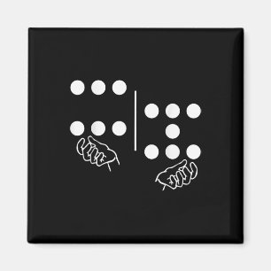 Domino Group Costumes 6-7 Matching Funny 67 Domino Magnet