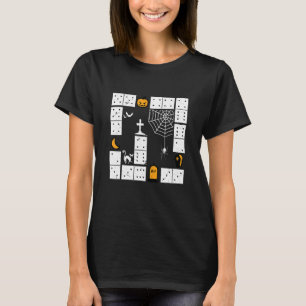 Domino Halloween Dominoes Trick Or Treat Dominos G T-Shirt
