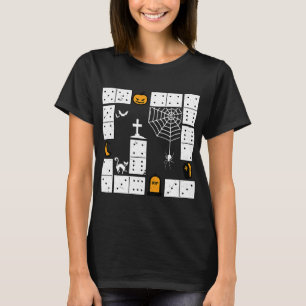 Domino Halloween Dominoes Trick Or Treat Dominos G T-Shirt
