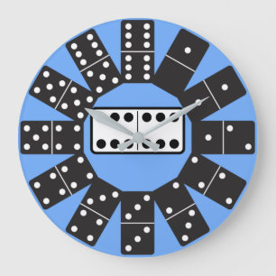 Domino large clock