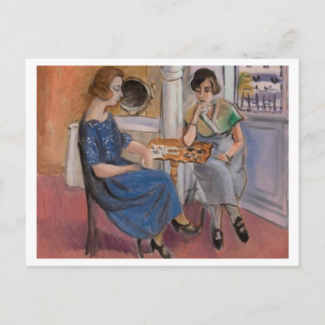 Domino Players (1921) Postcard (Front)