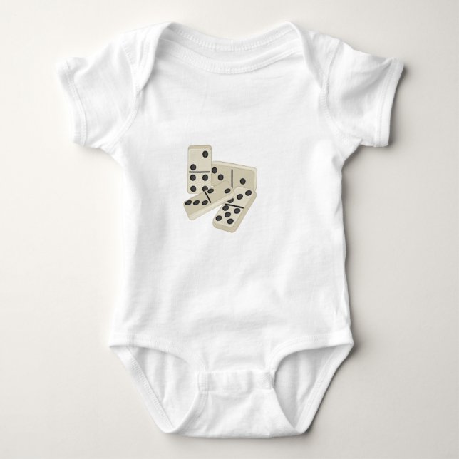 Dominoes Baby Bodysuit (Front)