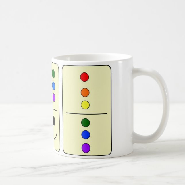Dominoes coffee mug (Right)
