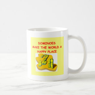 dominoes coffee mug