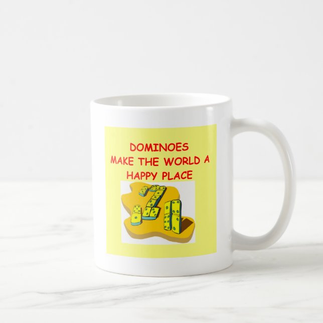 dominoes coffee mug (Right)