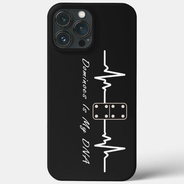 Dominoes Is My DNA Board Games Domino Player Case-Mate iPhone Case (Back)