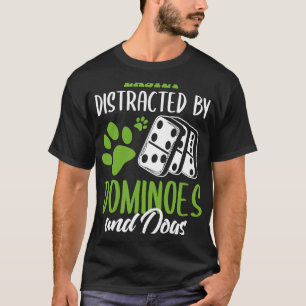 Dominoes Shirt Funny Dog Lover Game Dominoes Playe