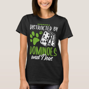 Dominoes Shirt Funny Dog Lover Game Dominoes Playe