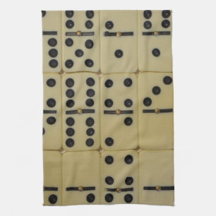 Dominoes Tea Towel