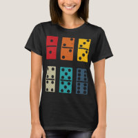 Dominoes tiles retro cool colours dominoes player 