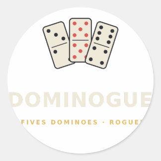 DominoGue Title Sticker