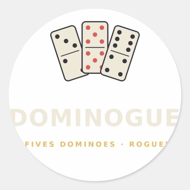 DominoGue Title Sticker (Front)