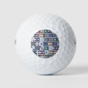 Dominos Numbers Game Golf Balls