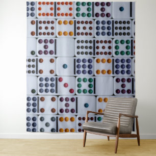 Dominos Numbers Game Tapestry