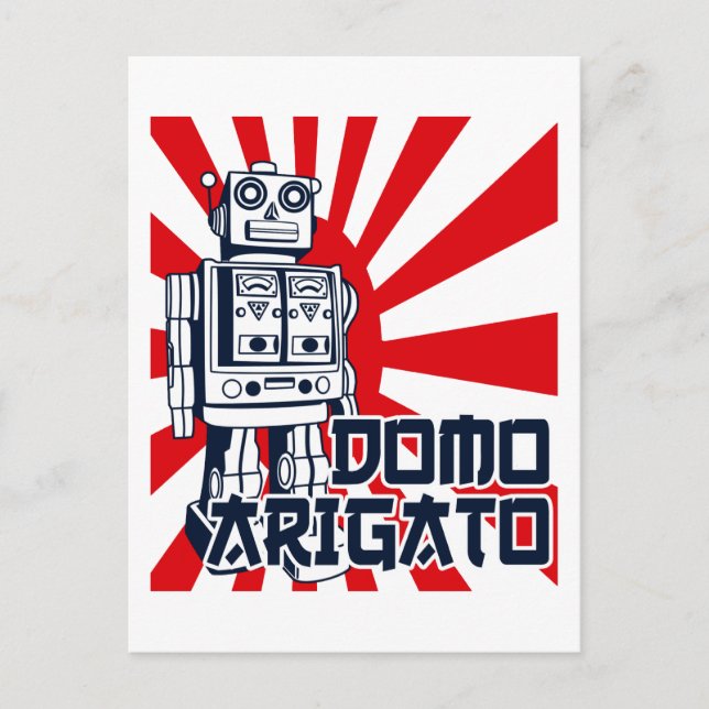 Domo Arigato Postcard (Front)