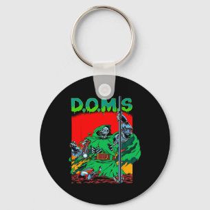Doms Funny Muscle Gym Weightlifting Bodybuilding F Key Ring