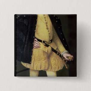 Don Carlos , son of King Philip II of Spain 15 Cm Square Badge