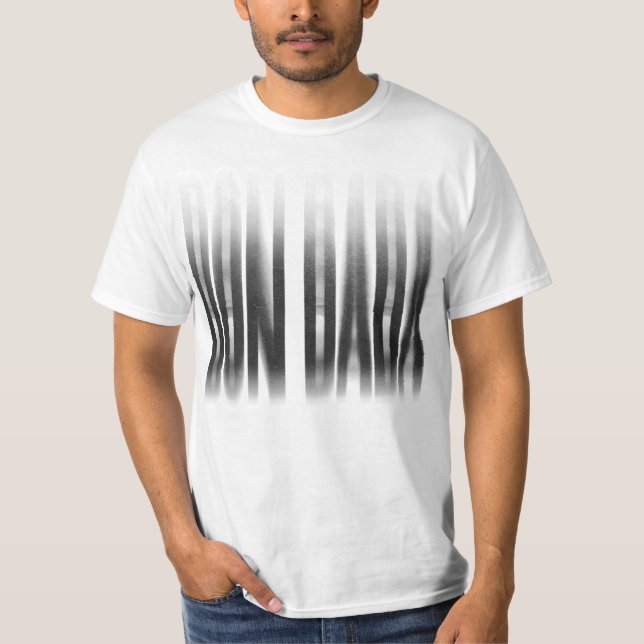 Don Dada Blurred Effect Typography Reggae T-Shirt (Front)