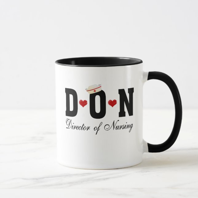 DON Director of Nursing Mug (Right)
