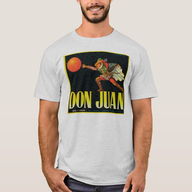 Don Juan Vintage Crate Label T-Shirt (Front)