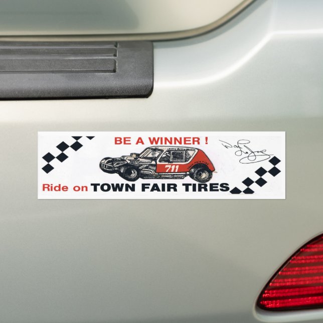 Don Lajoie Town Fair Tire Replica Bumper Sticker!  Sticker (On Car)