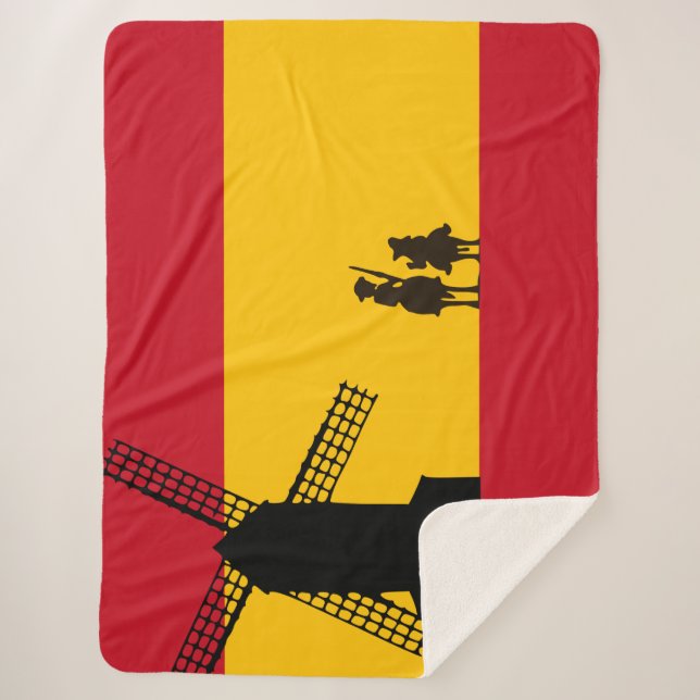 Don Quijote / Don Quixote Sherpa Blanket (Front)