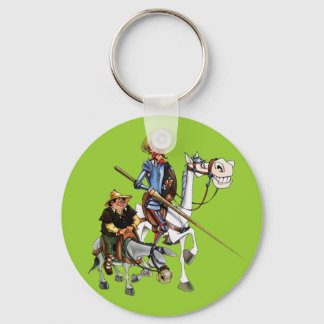 DON QUIJOTE, SANCHO,...- Llavero-Cervantes Key Ring