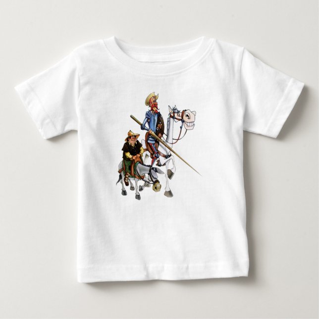 DON QUIJOTE, SANCHO, ROCINANTE- T-SHIRT Camiseta (Front)