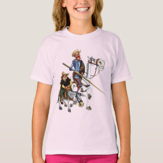 DON QUIJOTE, SANCHO, ROCINANTE y RUCIO - Camiseta T-Shirt