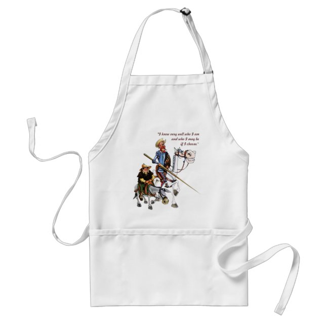 DON QUIJOTE, SANCHO, ROCINANTE y RUCIO - delantal Standard Apron (Front)