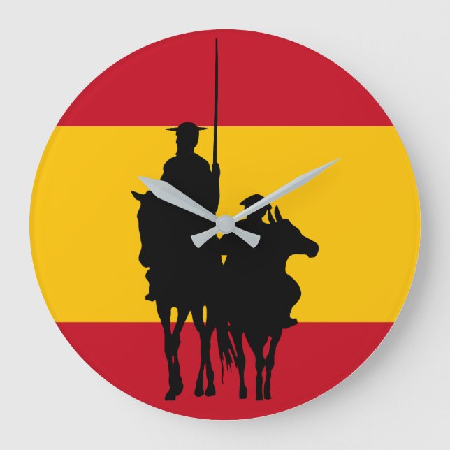 Don Quixote 2 Large Clock (Front)