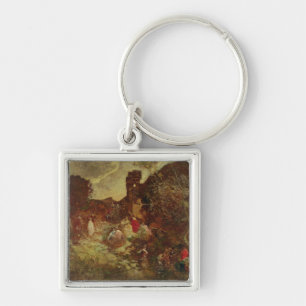Don Quixote and Sancho Panza, c.1865 Key Ring