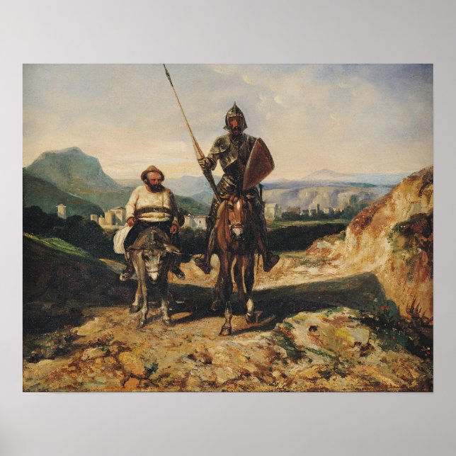 Don Quixote and Sancho Poster (Front)