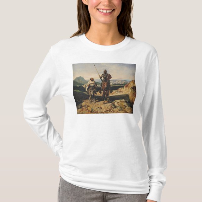 Don Quixote and Sancho T-Shirt (Front)