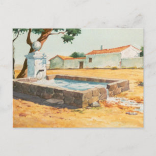 DON QUIXOTE - Animation Background (1979) Postcard