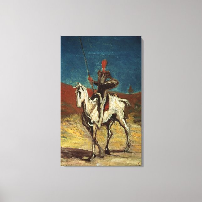 Don Quixote, c.1865-1870 Canvas Print (Front)
