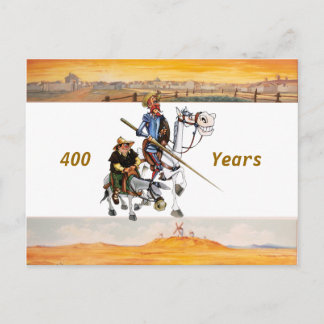 DON QUIXOTE- Cartoon animation Background (1979) Postcard