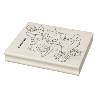 Don Quixote & Friends Rubber Stamp
