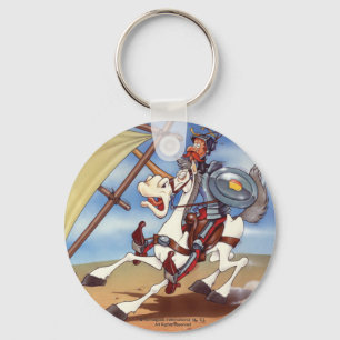 DON QUIXOTE- KEYCHAIN- IVth Centenary llavero Key Ring