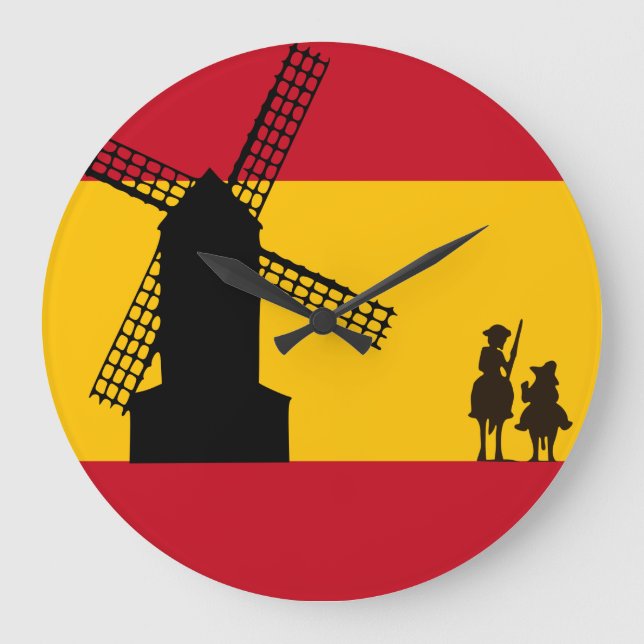 Don Quixote Large Clock (Front)