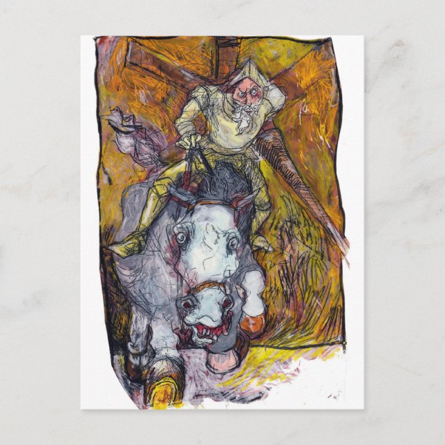 Don Quixote Postcard (Front)