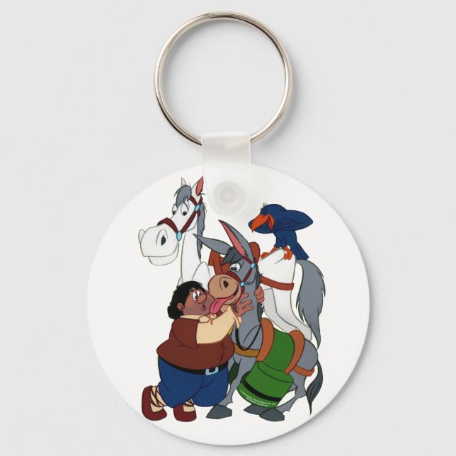 DON QUIXOTE' s FRIENDS - Cervantes - llavero Key Ring (Front)