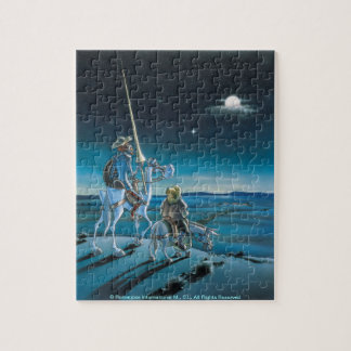 Don Quixote & Sancho - Jigsaw Cartoon Puzzle