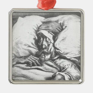 Don Quixote wounded Metal Tree Decoration