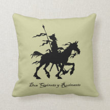Don Quixote y Rocinante Pillow