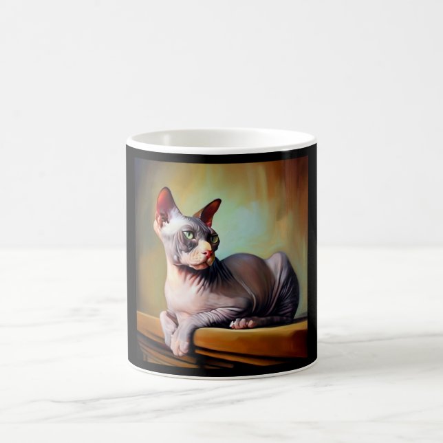 Don Sphynx Cat  Coffee Mug (Center)