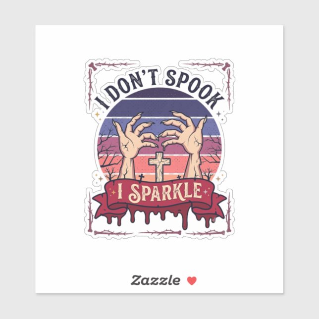 Don Spook Sparkle Zombie Hands Halloween Blood_1 (Sheet)