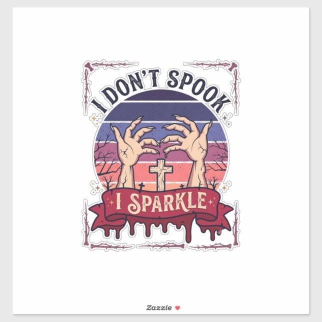 Don Spook Sparkle Zombie Hands Halloween Blood_1 (Sheet)